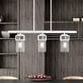 Thumbnail1 of 3 Light Polished Chrome Linear Chandelier
