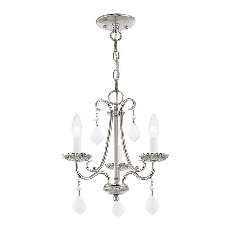 Image 4 3 Light Polished Chrome Mini Chandelier more views