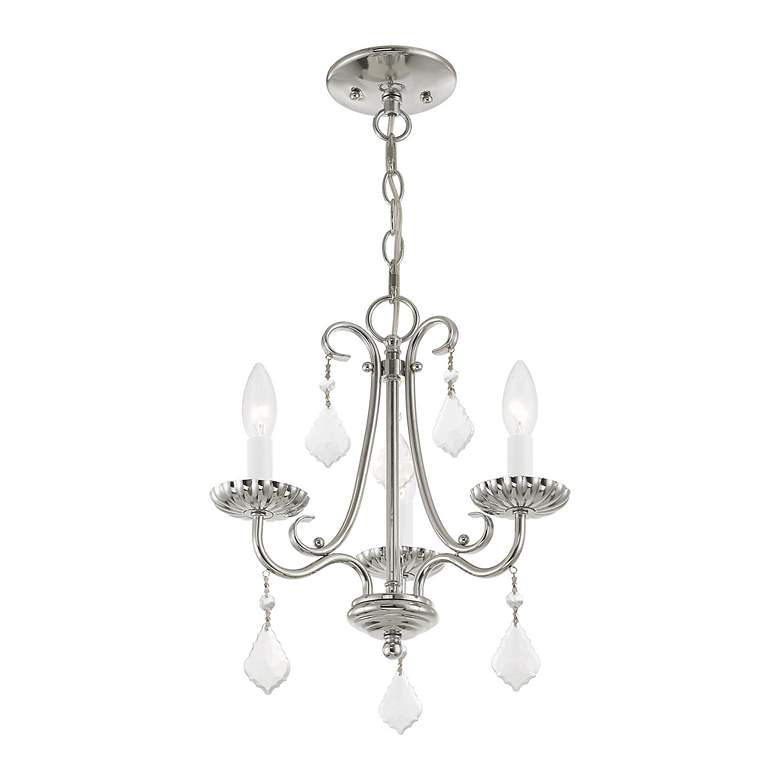 Image 5 3 Light Polished Chrome Mini Chandelier more views