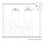 3 Light Polished Chrome Vanity Sconce with Mouth Blown Clear Glass