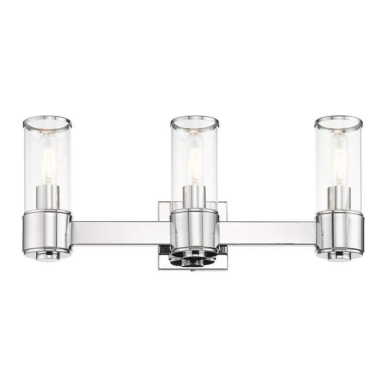 Image 5 3 Light Polished Chrome Vanity Sconce more views