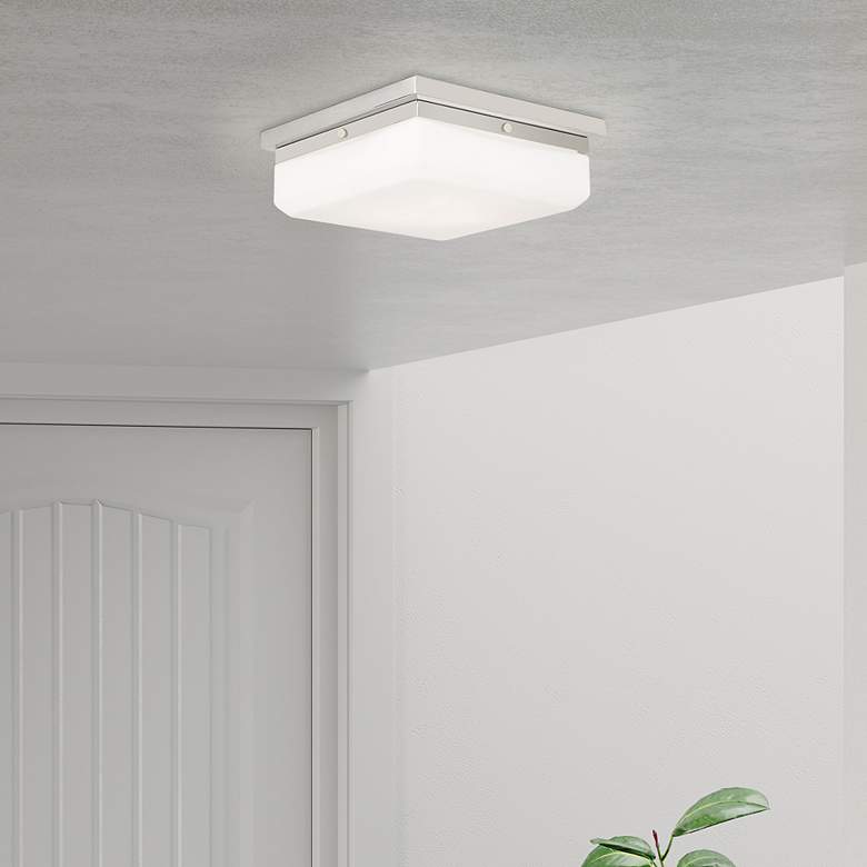 Image 1 3 Light Polished Nickel Ceiling Mount