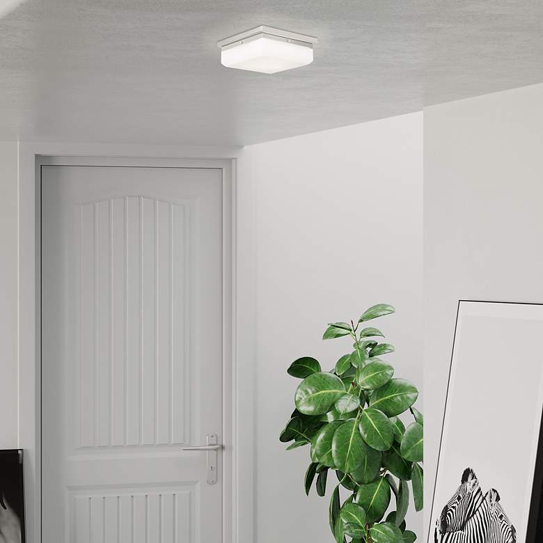 Image 3 3 Light Polished Nickel Ceiling Mount more views