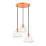 5_3 Light Shiny Orange Pendant Chandelier more views
