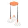 6_3 Light Shiny Orange Pendant Chandelier more views