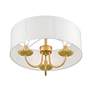 5_3 Light Soft Gold Semi-Flush Mount more views