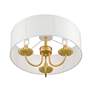 6_3 Light Soft Gold Semi-Flush Mount more views
