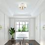 7_3 Light Soft Gold Semi-Flush Mount more views