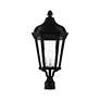 3_3 Light Textured Black Outdoor Post Top Lantern more views