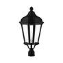 4_3 Light Textured Black Outdoor Post Top Lantern more views