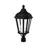 5_3 Light Textured Black Outdoor Post Top Lantern more views