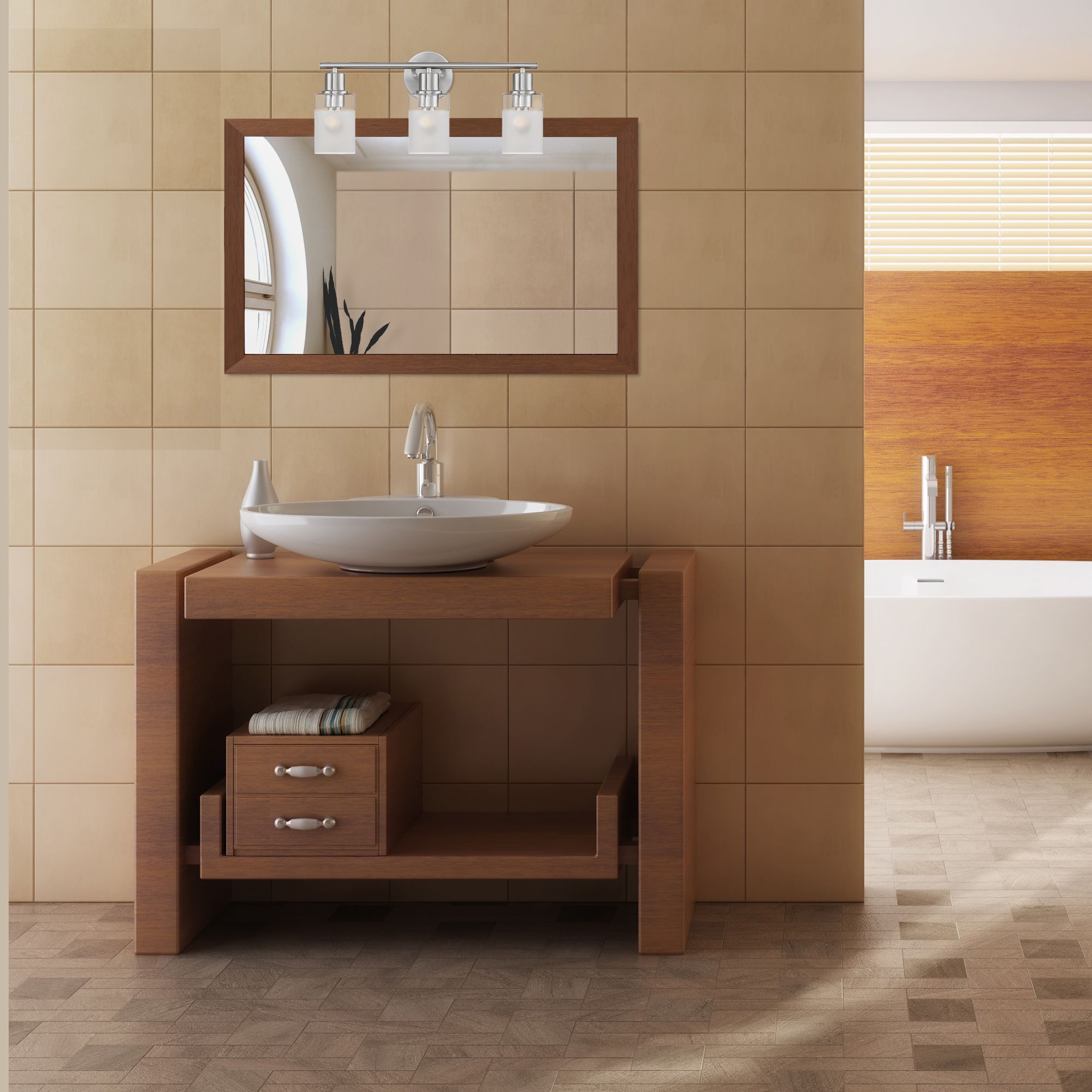 Image 2 3 Light Vanity more views