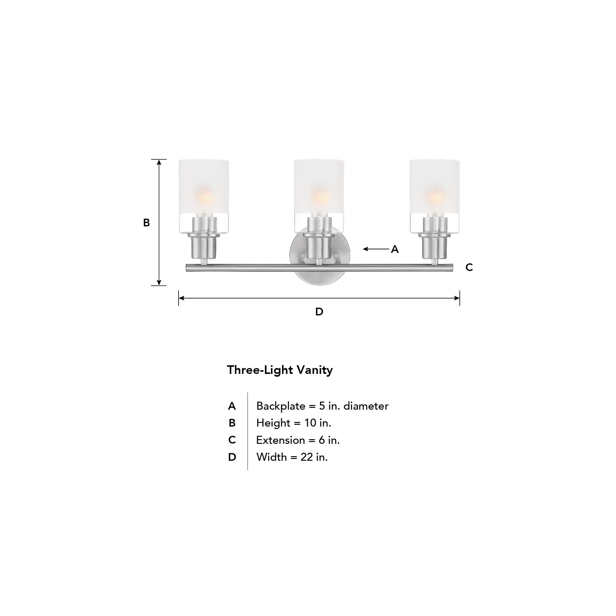 Image 3 3 Light Vanity more views