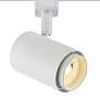 3-Light White Cylinder 10W LED Floating Canopy Track Kit