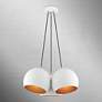 6_3 Light White Globe Pendant more views