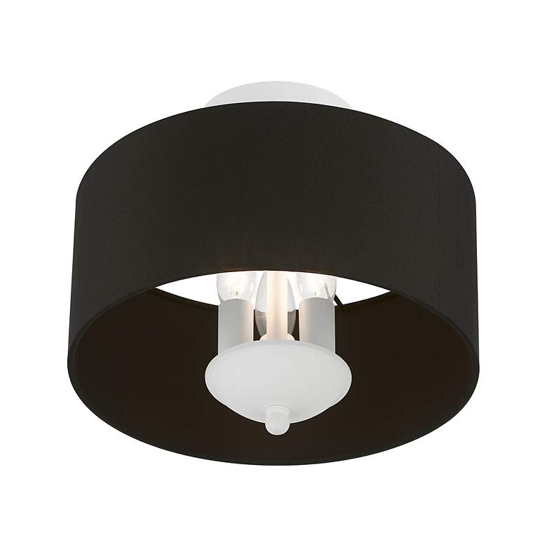 Image 4 3 Light White Semi-Flush Mount more views