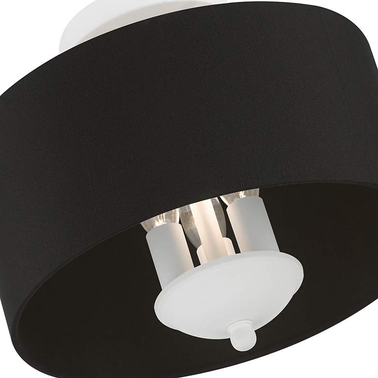 Image 6 3 Light White Semi-Flush Mount more views