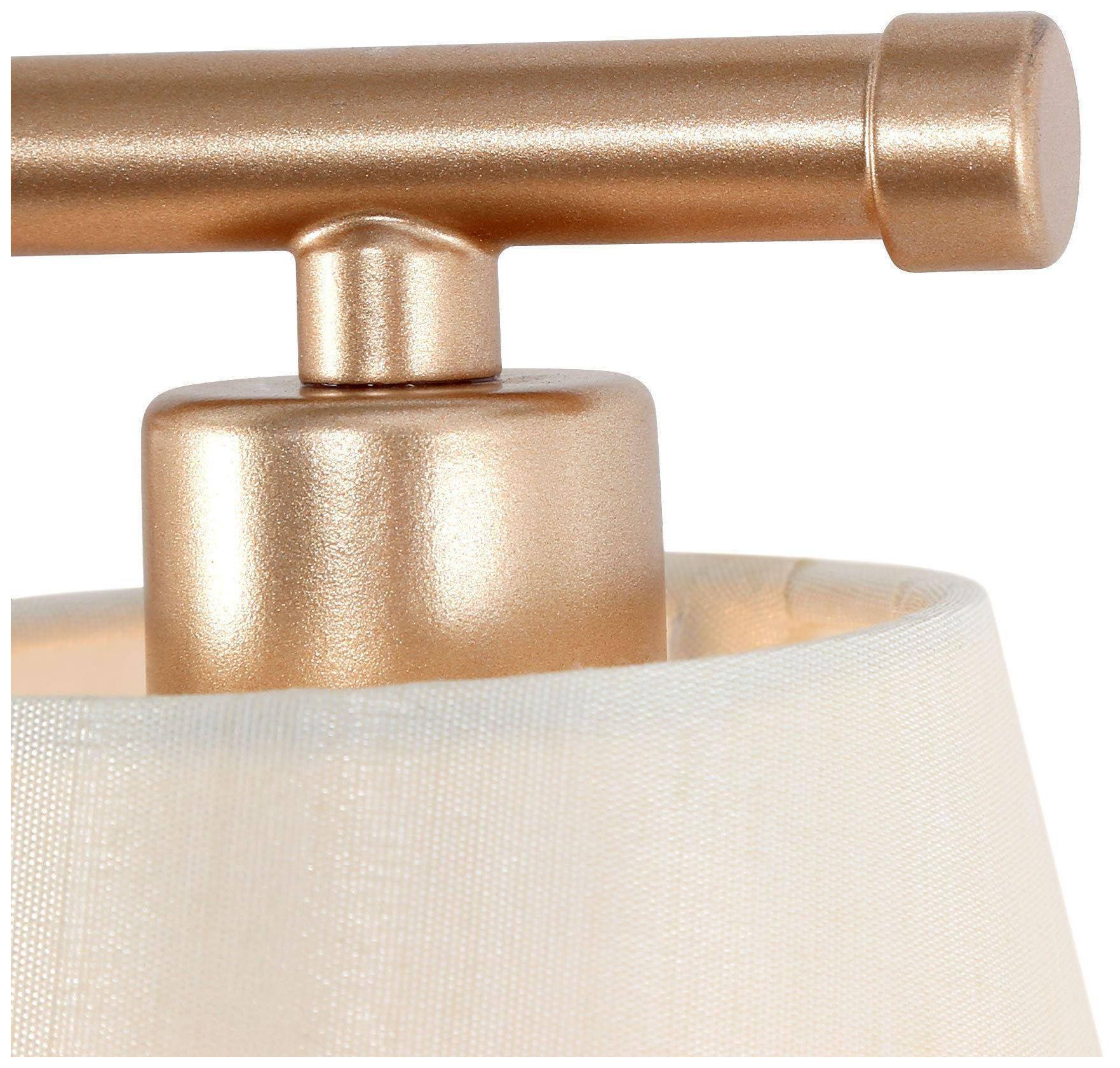 Image 2 3-Lights 20.1"W Tapered Dark Gold  Wall Lamp more views