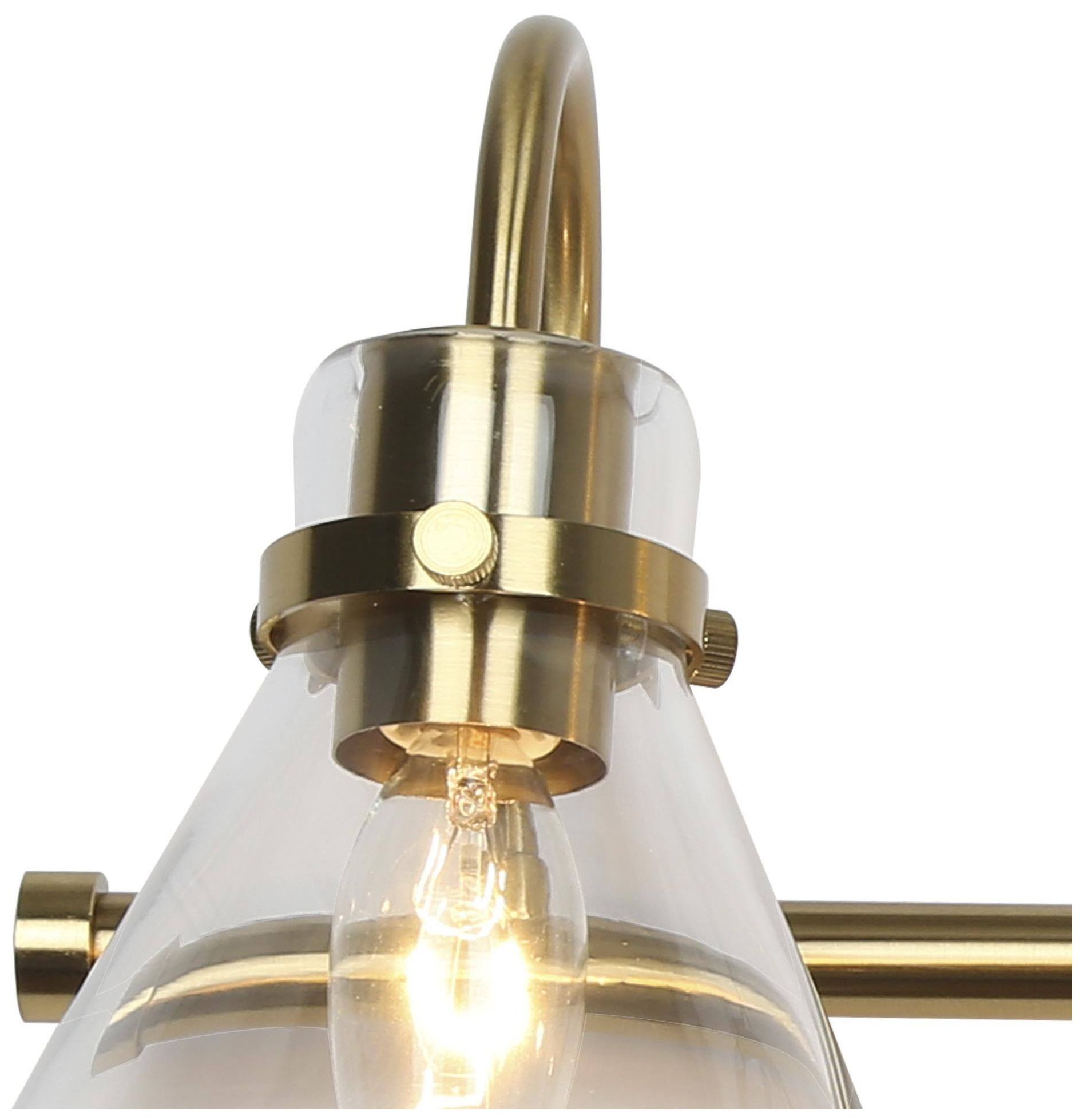 Image 2 3-Lights 21.3"W Teardrop Electroplated Natural Copper Wall Lamp more views