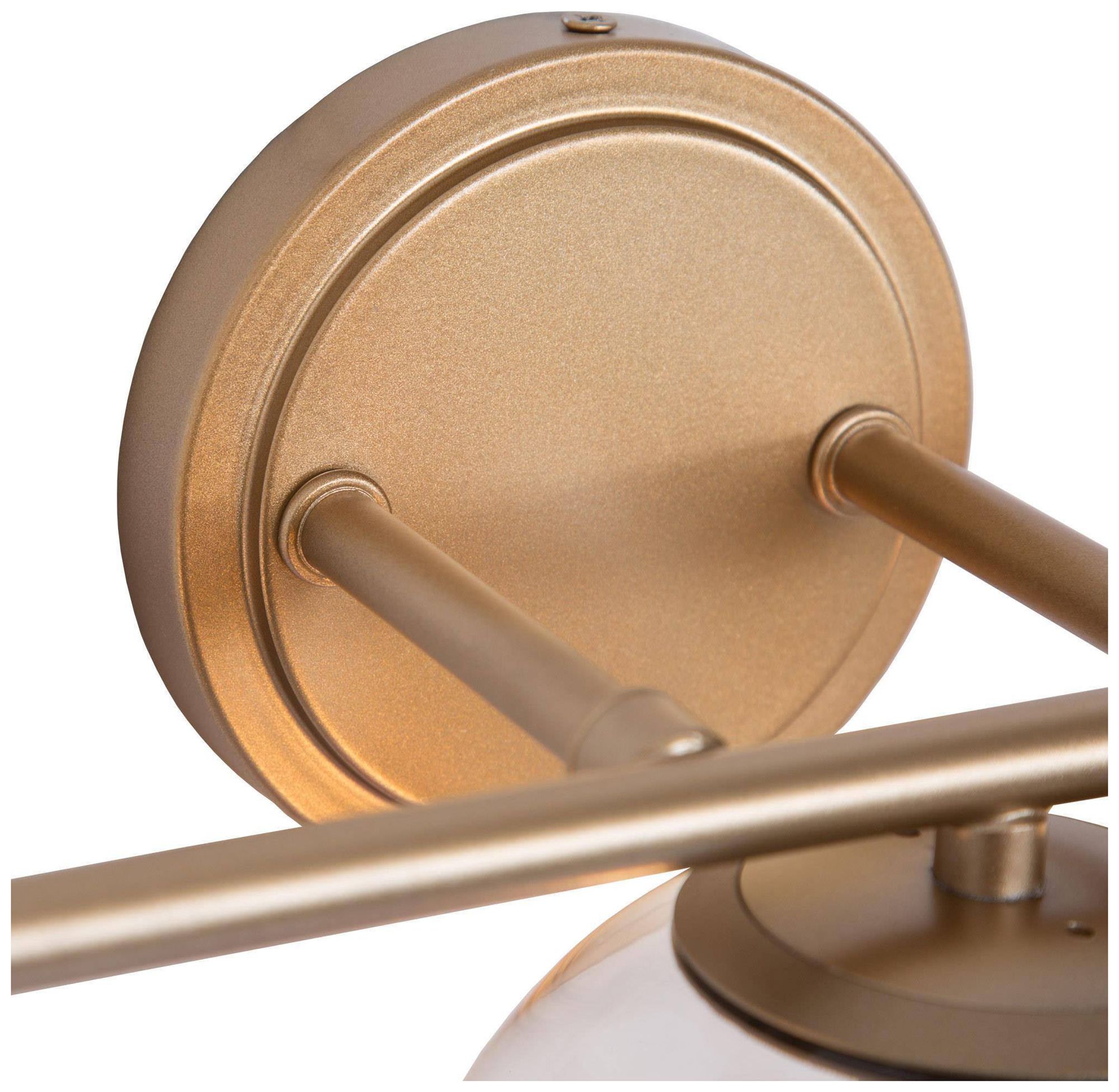 Image 3 3-Lights 21.7"W Globe Metallic Gold Wall Lamp more views