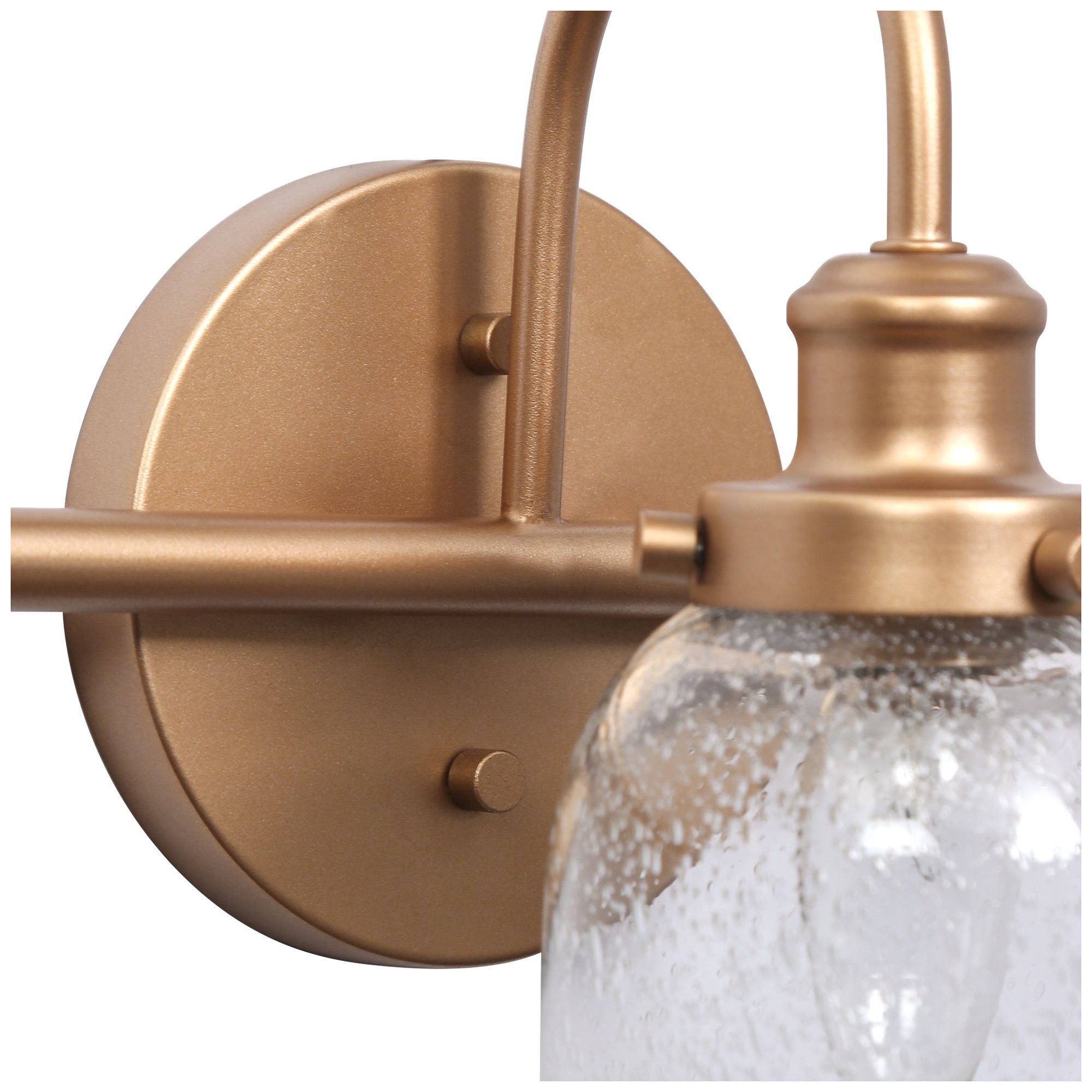 Image 2 3-Lights 22"W Bell Dark Gold  Wall Lamp more views