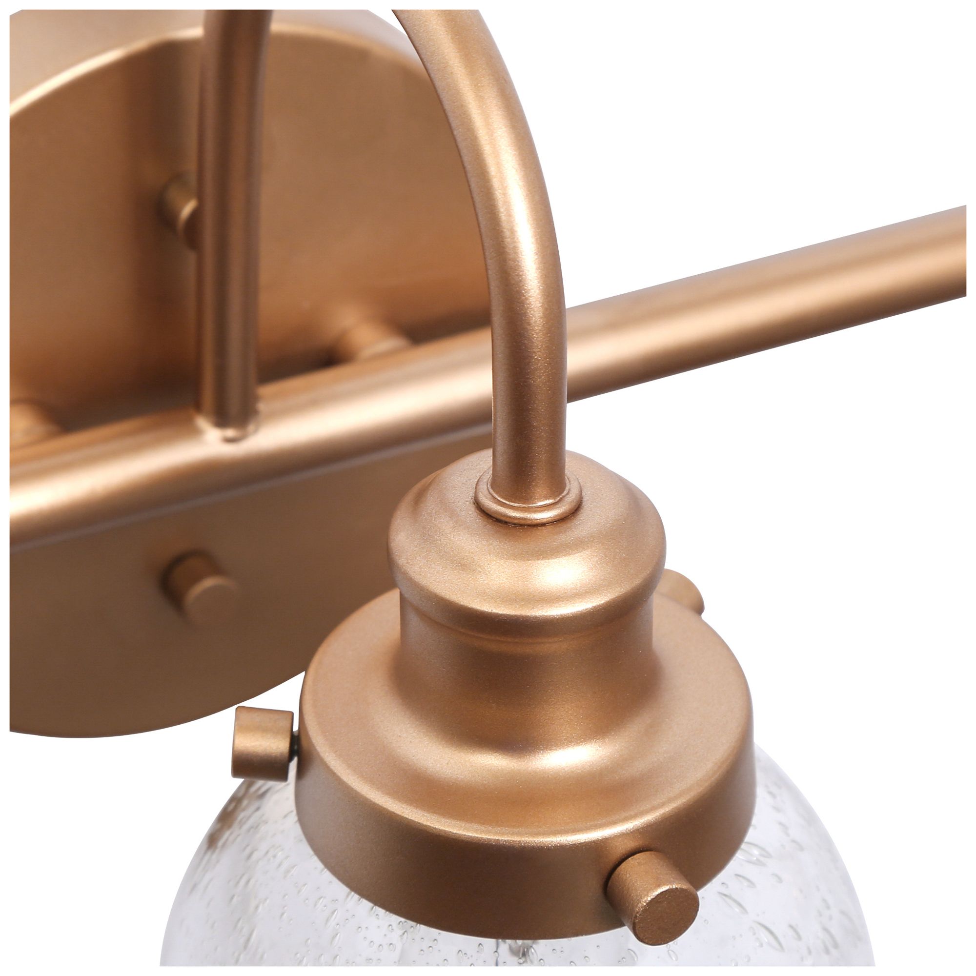 Image 3 3-Lights 22"W Bell Dark Gold  Wall Lamp more views