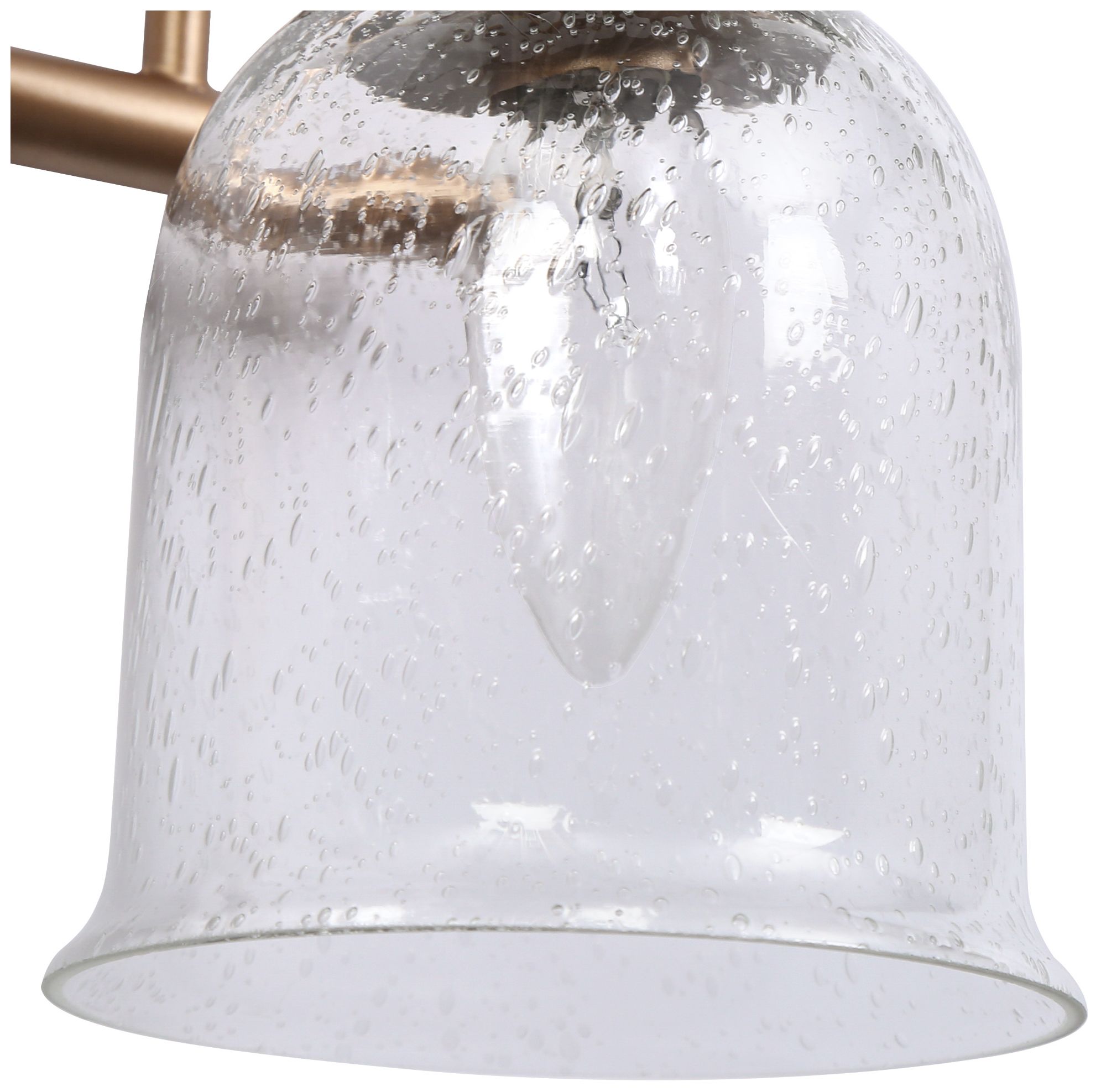 Image 4 3-Lights 22"W Bell Dark Gold  Wall Lamp more views