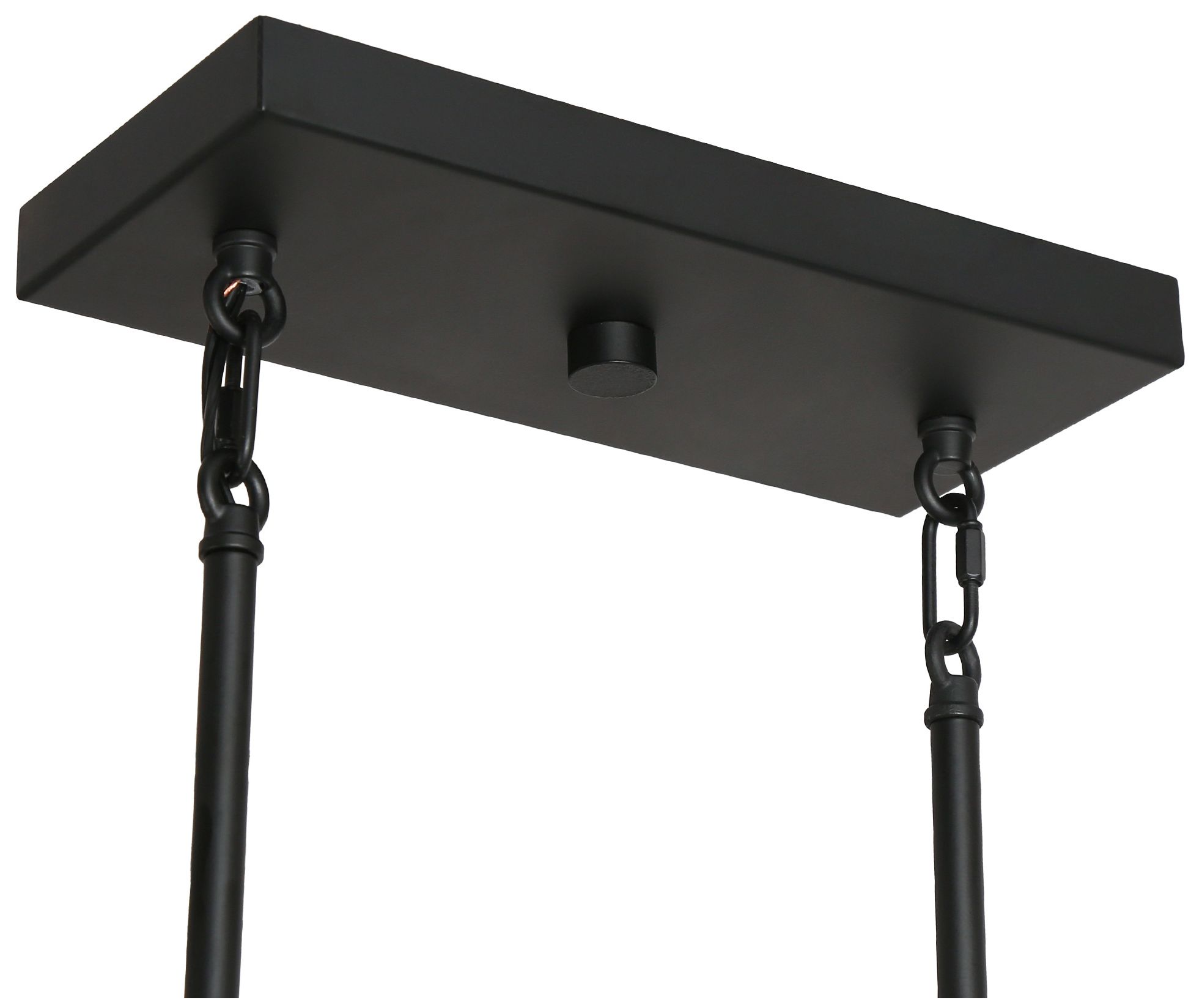 Image 6 3-Lights 33.2"W Matte Black Island Pendant Light Chandelier more views