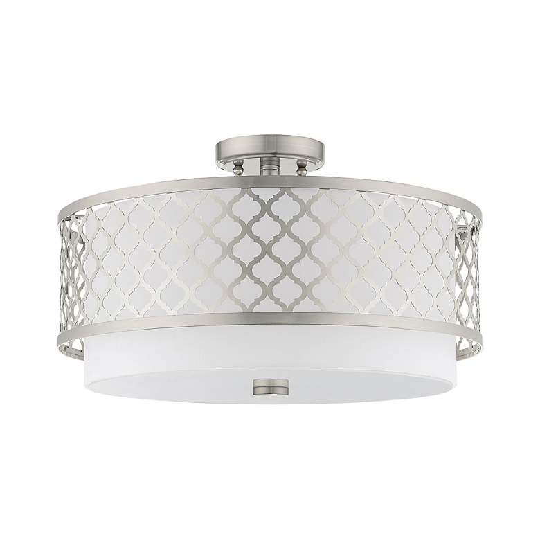 Image 3 3 Lt BN Ceiling Mount more views