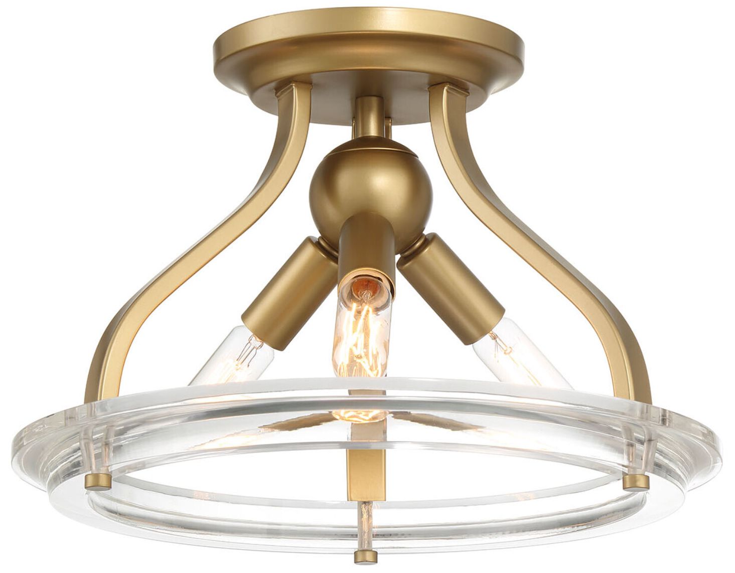 Image 2 3 LT Ceiling Light in Vintage Gold