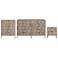 3-Piece DUMBO 5-Drawer Dresser, 10-Drawer Tall Dresser,& Nightstand 2.0