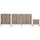 3-Piece DUMBO 5-Drawer Dresser, 10-Drawer Tall Dresser,& Nightstand 2.0