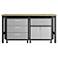 3-Piece Fortress Mobile Space-Saving Garage Cabinet and Worktable 5.0 Grey