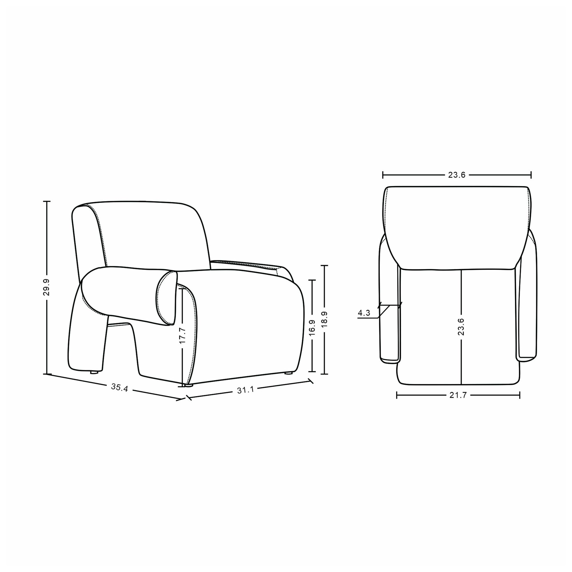 Image 3 3- Piece Verandah Chenille 112" Sofa, 90.6" Sofa, and Accent Chai more views