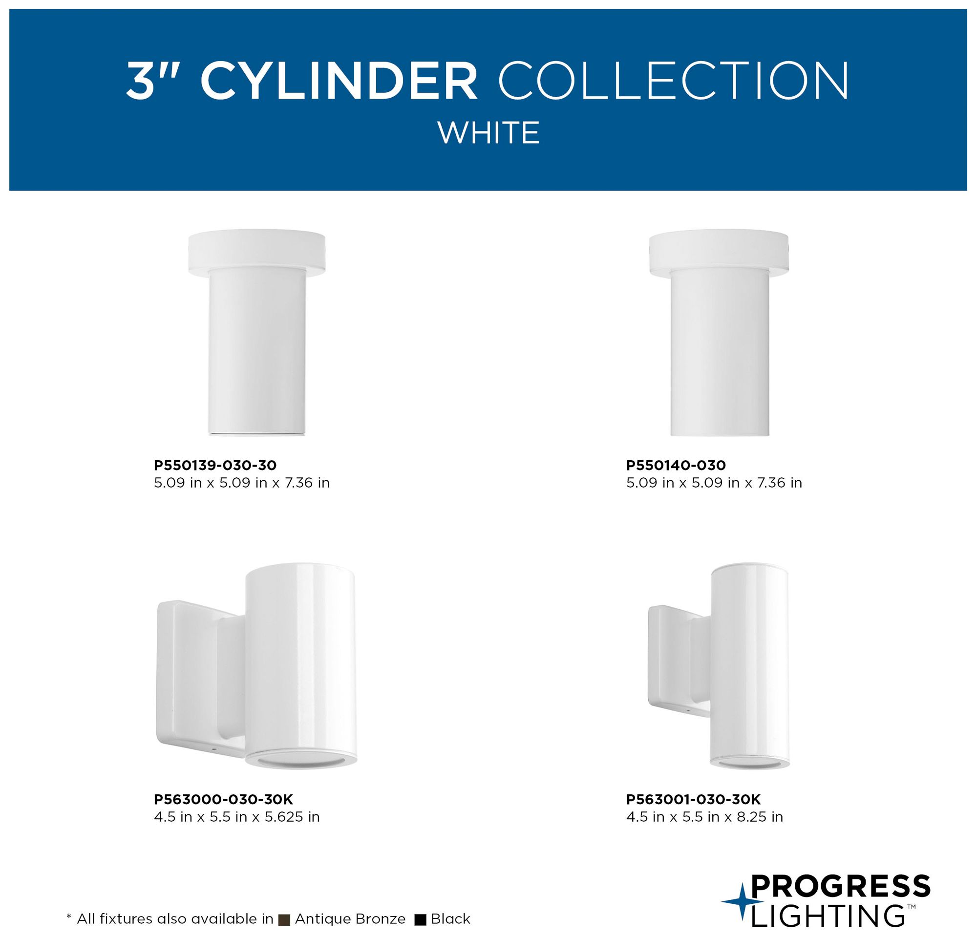3" Surface Mount Adjustable Cylinder