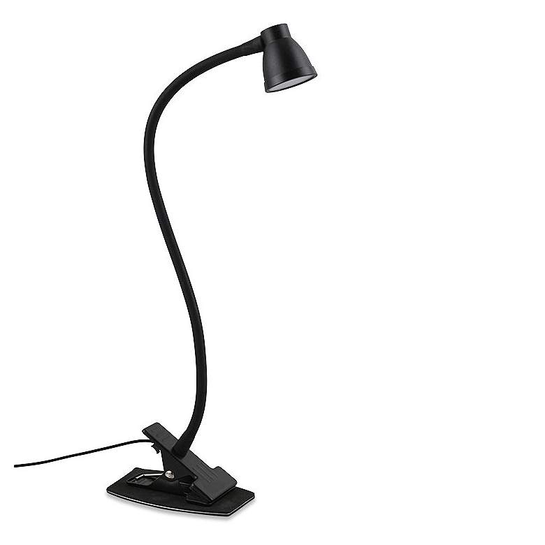 Image 1 3-Watt Remote Controlled Black LED Clip Light - AC or USB Powered