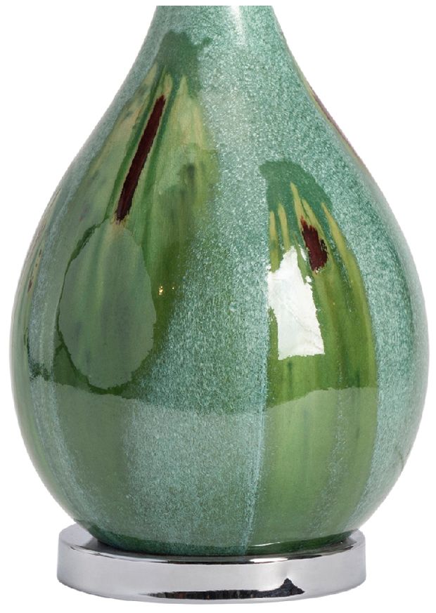 Image 4 30" 30"H Glazed/Gloss Ceramic & Crystal more views