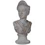 30.7" High Greek Goddess Gray Bust Statue