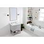 6_30 In. Single Bathroom Vanity Set In Grey more views