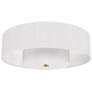 1_30" Heritage Fresh White and Luxe Gold LED Fandeier