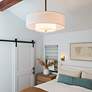 2_30" Heritage Fresh White and Luxe Gold LED Fandeier more views