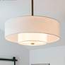 3_30" Heritage Fresh White and Luxe Gold LED Fandeier more views