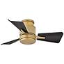 Thumbnail4 of 30" Hinkley Atom Heritage Brass and Black LED Ceiling Fan with Remote more views