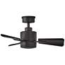 5_30" Hinkley Atom Matte Black LED Ceiling Fan with Remote more views