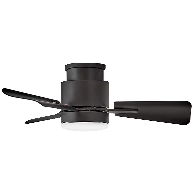 Image 6 30" Hinkley Atom Matte Black LED Ceiling Fan with Remote more views