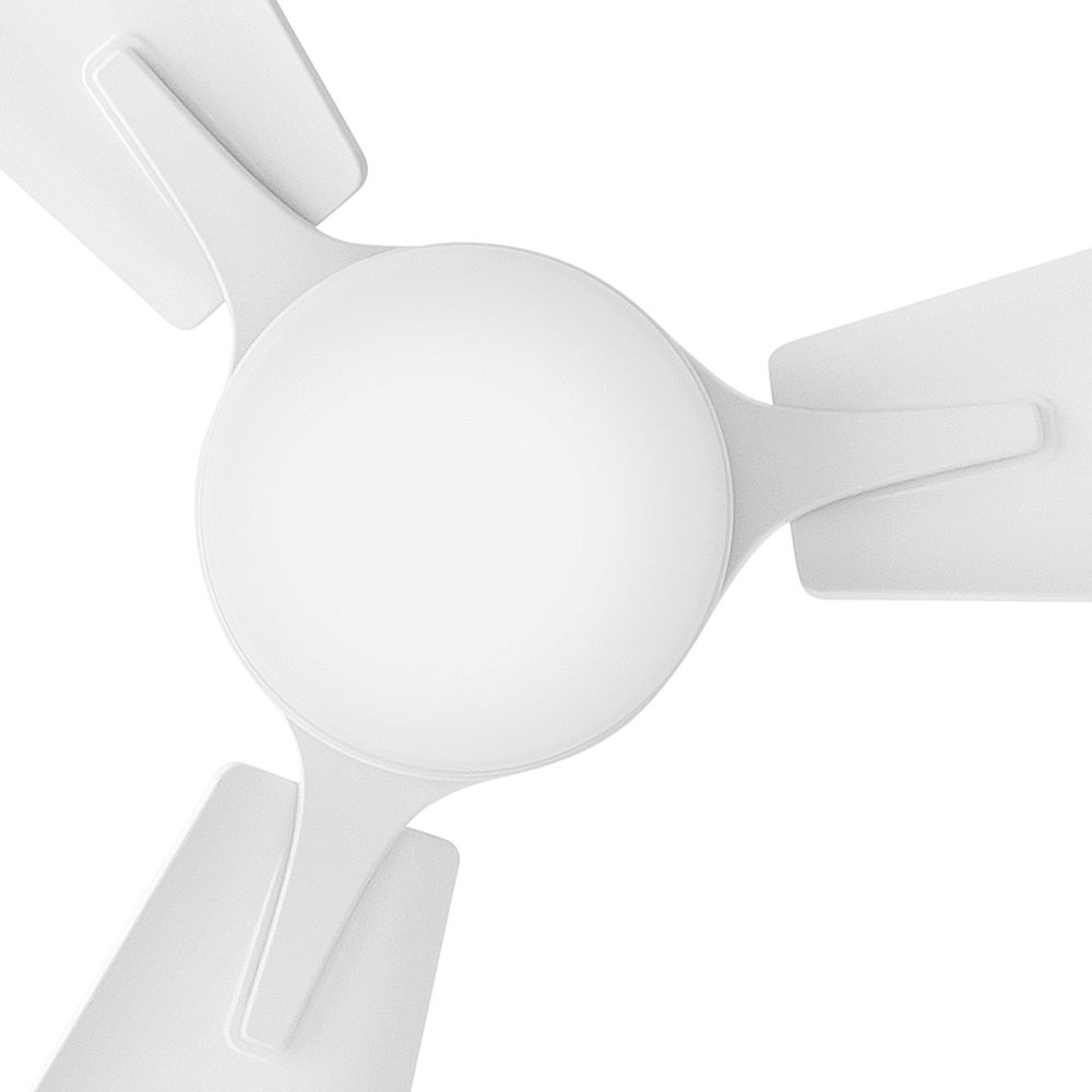 30" Hinkley Atom Matte White LED Ceiling Fan