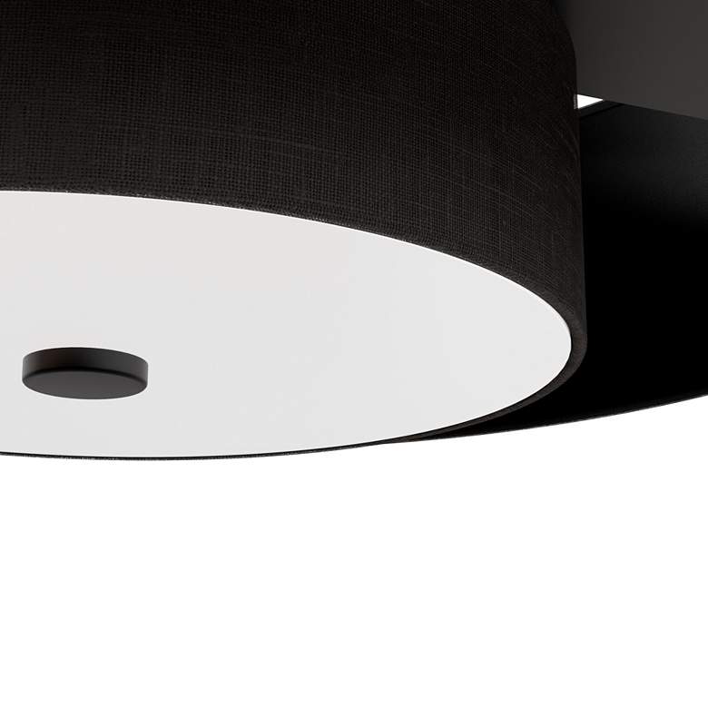 Image 3 30" Hunter Brookside Matte Black LED Fandelier more views