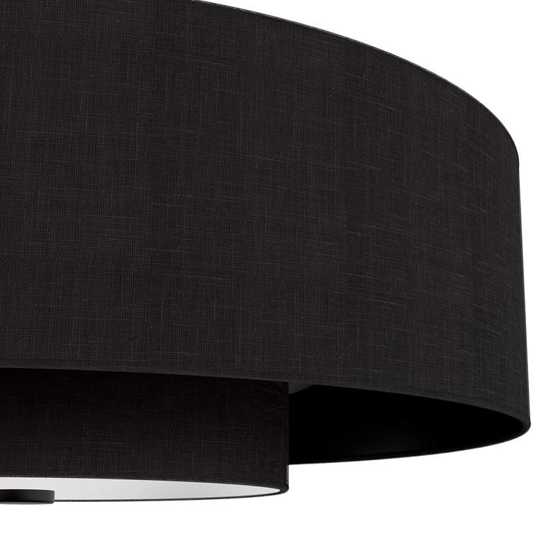Image 4 30" Hunter Brookside Matte Black LED Fandelier more views