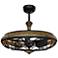 30" Maxim Tuscany Driftwood Ore LED Fandelier Ceiling Fan