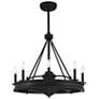 5_30" Savoy House Lyon Matte Black 8-Light Fan D'lier more views